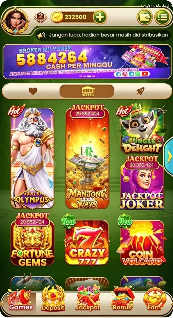 rajawalitoto Preview - Resmi Unduh